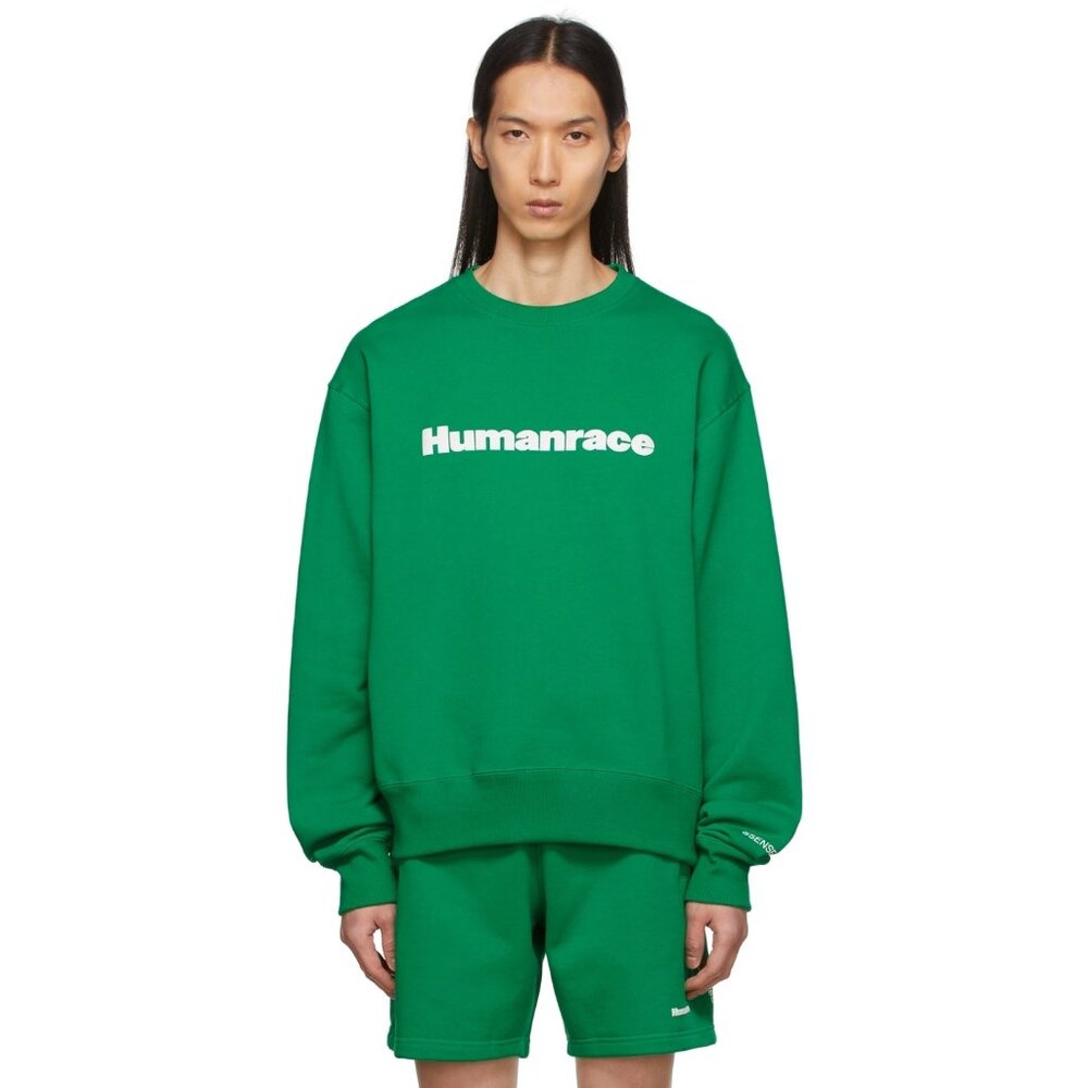 NWT SSENSE x HUMANRACE EDITION ADIDAS CREW SWEATSHIRT, SIZE: SMALL